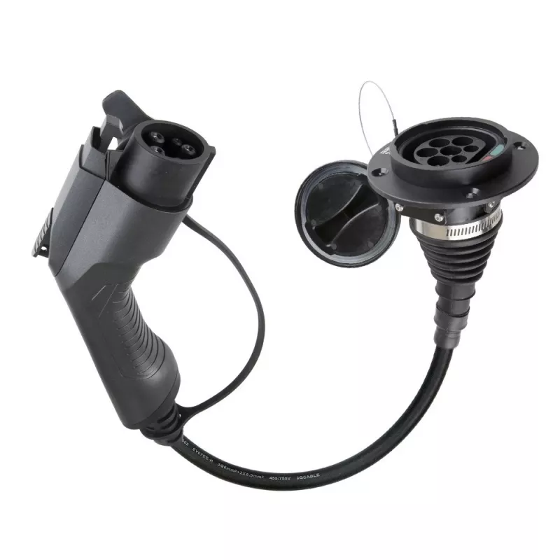 Automobilinis įkroviklio adapteris Extralink BS-EVSC004 į BS-EVP001-L32A 240V juodas