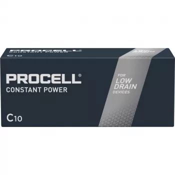 C tipo baterija Duracell Procell MX 1400 (dydis C), pakuotė po 10 vnt.