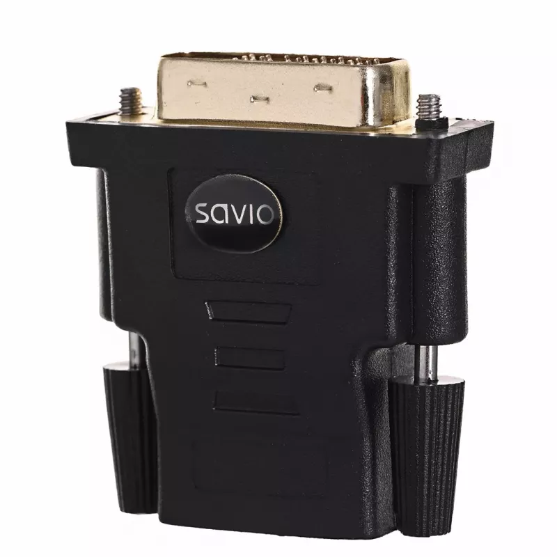 Savio CL-21 HDMI (lizdas) – DVI-D (kištukas) adapteris, juodas