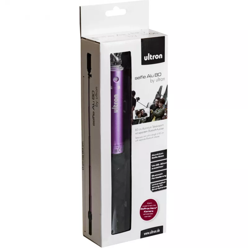 Selfie lazda Ultron Alu 80 Universal Black Pink
