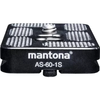Walimex Mantona greito atlaisvinimo plokštelė Arca Swiss, 60 mm, juoda (1021462)
