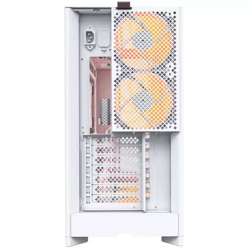 PC korpusas Montech HS01 PRO Midi Tower Baltas