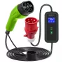 Qoltec Mobile EV Car Charger Adjustable 2in1 Type2 | 11kW | CEE 5 PIN | LCD | 3 fazės | Nešiojamas | Wallbox | 5m