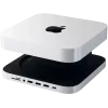 Satechi USB-C aliumininis stovas ir šakotuvas, skirtas Apple Mac mini (sidabrinis)