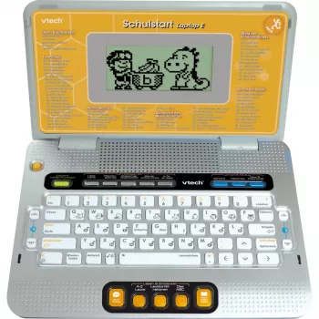 Mokomasis nešiojamasis kompiuteris VTech Schulstart Laptop E vaikams nuo 6 iki 8 metų, sidabrinis