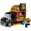 LEGO City Burger Van Maistas Automobilyje Statybos Rinkinys 5+ Metų Vaikams ir Mergaitėms Žaislinis Maisto Sunkvežimis Virtuvės Žaidimų Rinkinys su Pardavėjo Minifigūra ir Aksesuarais