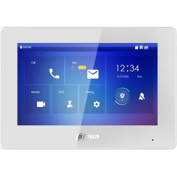 LCD monitorius 7 colių IP Wi-Fi durų telefonas DAHUA VTH5422HW-W