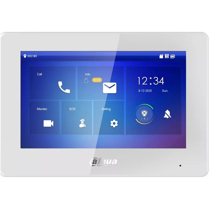 LCD monitorius 7 colių IP Wi-Fi durų telefonas DAHUA VTH5422HW-W
