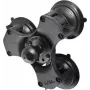 RAM Mounts RAP-365-224-1U Triple Suction Cup Twist-Lock Pagrindas su 3,81 cm Rutuliu Juodas