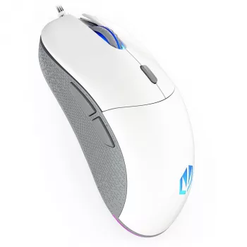 ENDORFY GEM Plus Onyx White pelė žaidimams dešinei rankai USB Type-C optinė 19000 DPI