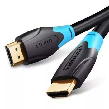 HDMI kabelis Vention AACBN 15 m, HDMI Type A į Type A, HDMI 2.0, 18 Gbit/s, ARC, paauksuoti kontaktai, juodas