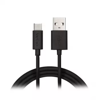 USB laidas Veho VCL-003-C-1M, USB A – USB-C, 1 m, juodas
