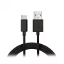 USB laidas Veho VCL-003-C-1M, USB A – USB-C, 1 m, juodas