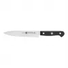 Peilių rinkinys ZWILLING Gourmet 3 vnt. – grūdinto plieno geležtės 10/16/20 cm, juodos plastikinės rankenos, tinka plauti indaplovėje