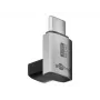 Goobay USB-C adapter vertikalus 90° pasuktas USB4 - kištukas>