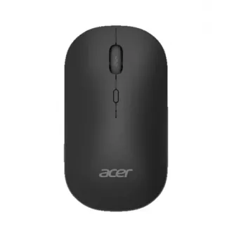 Belaidė ambidekstrinė pelė Acer AMR130 – RF 2,4 GHz + Bluetooth 5.2, 1600 DPI, 4 mygtukai, juoda