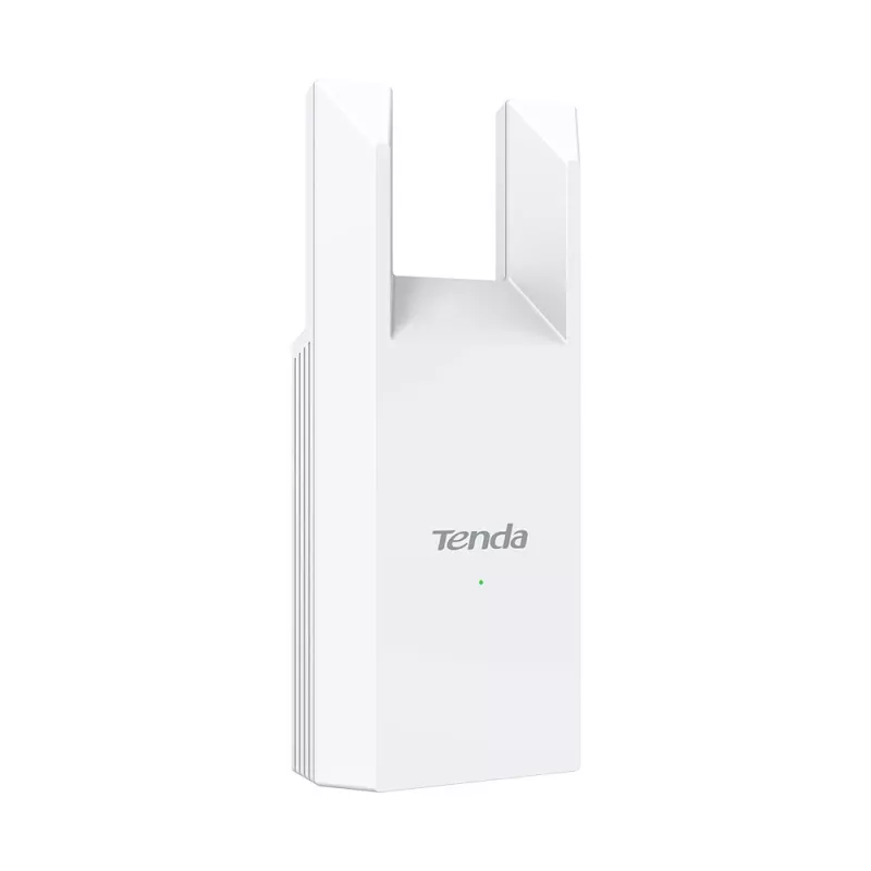 Tinklo stiprintuvas TENDA T10 2,4 GHz Wi‑Fi 4, 300 Mbps, 2 išorinės antenos, 1x RJ-45, baltas