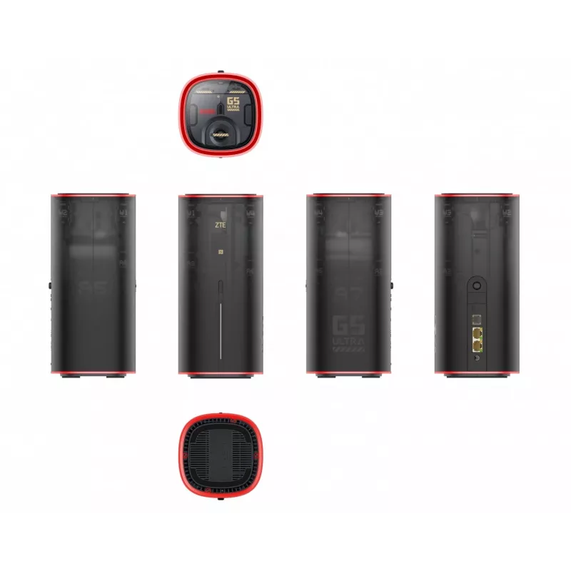 Maršrutizatorius ZTE MC8512 G5 Ultra Black-Red Gaming