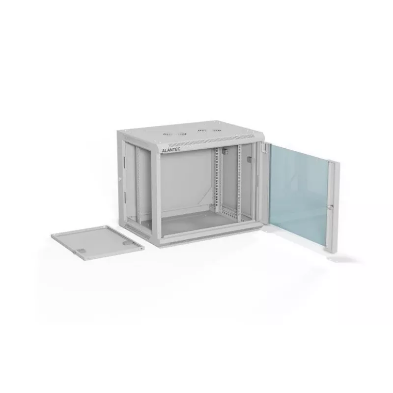 ALANTEC Rack stovas 19 inch 9U 600x450, pilkas FLAT PACK