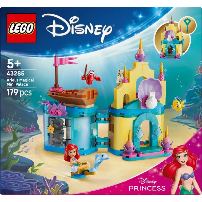 LEGO Disney Princess 43285 Arielio stebuklingi mini rūmai