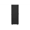 Stovimas serverio spintos stovas LANBERG 42U FF01-6842-12BL 600×800×2127,5 mm, 1200 kg, IP20, raktinis užraktas, ratukai