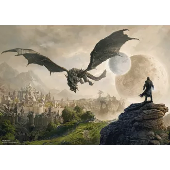 Dėlionė Good Loot The Elder Scrolls Online: Elsweyr — 1000 dalių, 683 mm pločio