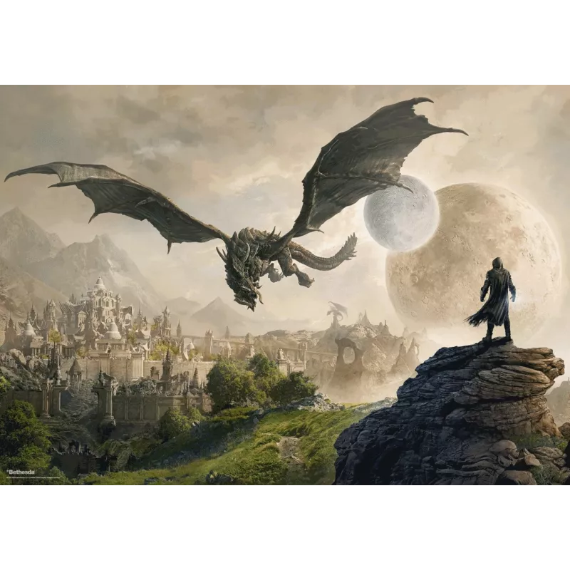 Dėlionė Good Loot The Elder Scrolls Online: Elsweyr — 1000 dalių, 683 mm pločio