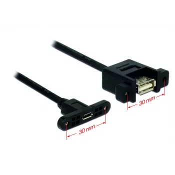 USB laidas Micro-USB B USB A DeLOCK 85109 0,25 m