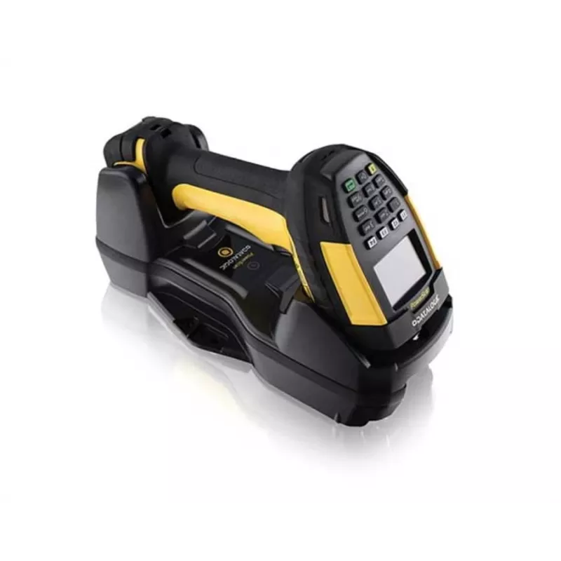 Nešiojamas brūkšninių kodų skaitytuvas Datalogic PowerScan PM9600-DKHP433RK10 1D/2D lazerinis laidinis belaidis