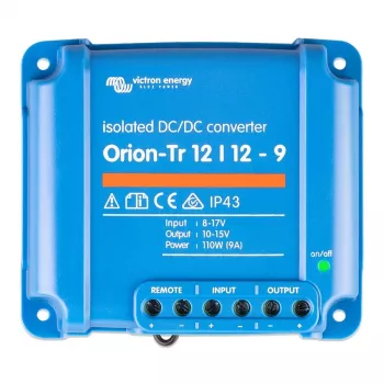 Maitinimo šaltinis Orion-Tr 12/12-9A ORI121210110R 110W, nuolatinės srovės keitiklis 12V į 12V 9A