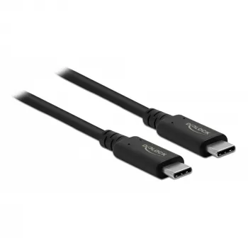 Delock USB-C (M) į USB-C (M) laidas - USB4 / Thunderbolt 3 / DisplayPort - 20 V - 5 A - 80 cm - Palaiko Power Delivery 3.0, 8K 60 Hz (7680 x 4320)