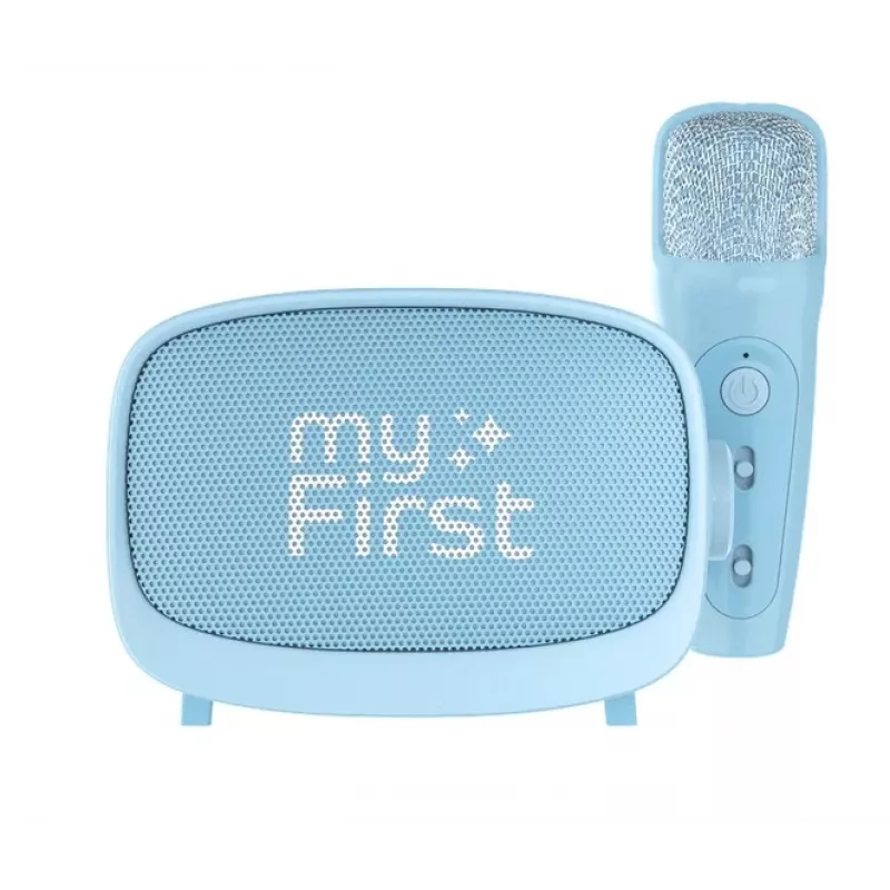 Nešiojamas vaikų garsiakalbis myFirst Voice 2 mėlynas