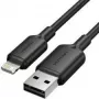 Vention LAMBH USB-A–Lightning laidas, 2 m, juodas