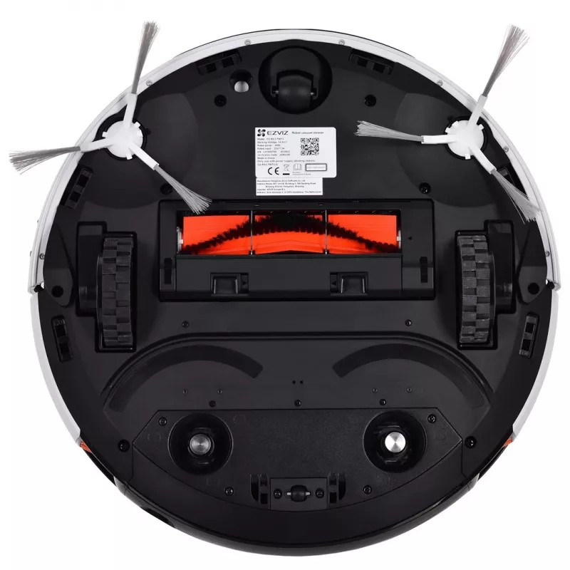 Robotinis dulkių siurblys EZVIZ RS2 su žemėlapių sudarymu, 4000 Pa siurbimas, 5200 mAh baterija, 220 min veikimo laikas, plaunamas šluostės pagrindas, bazinė stotelė su 5/5,5 L vandens bakais