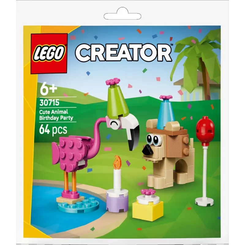 LEGO Creator 30715 Mieli gyvūnėliai gimtadienio vakarėlis