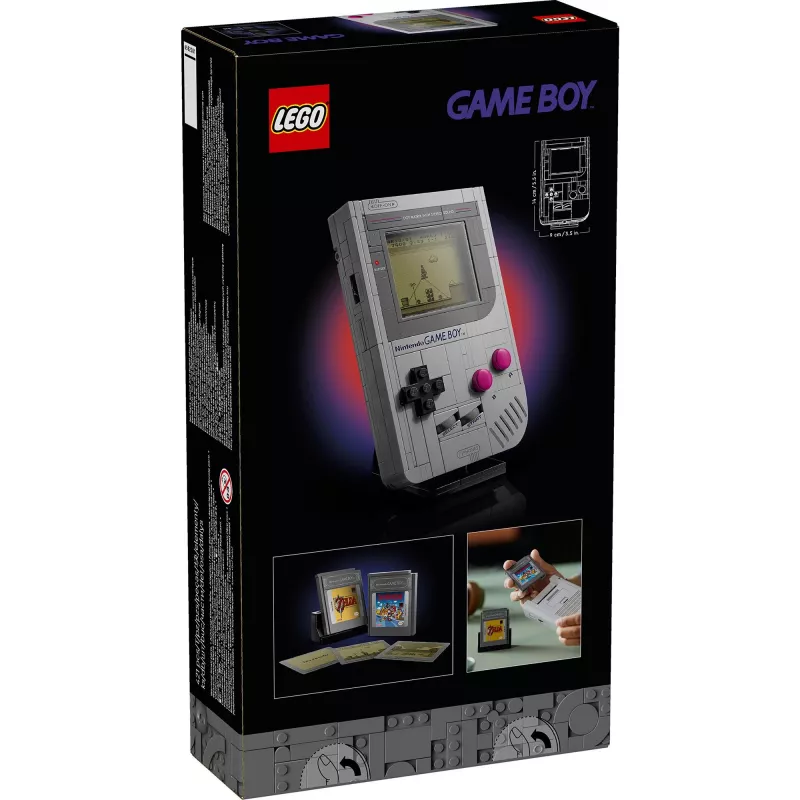 LEGO Retro Design Statybinis Rinkinys Game Boy 72046 – detali modelio replika, demonstracinis stovas