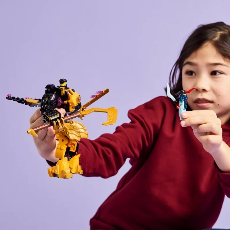 LEGO konstruktorius NINJAGO 71839 Arin's Spinjitzu Battle Mech, 213 dalių, 2 minifigūrėlės, aukštis 160 mm
