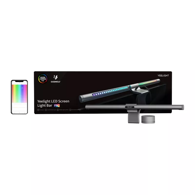 Yeelight Screen Light Bar Pro RGB (sidabrinė) – monitoriaus šviesa su RGB