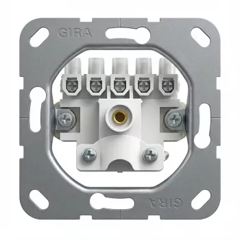 Gira 040000 elektros jungiklio dangtelis, aliumininė spalva
