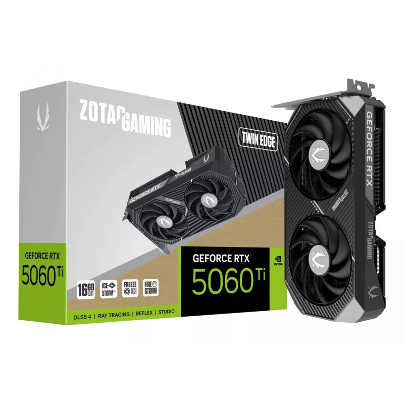 ZOTAC GAMING GeForce RTX 5060 Twin Edge 8 GB GDDR7 vaizdo plokštė