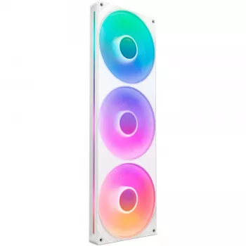 Ventiliatorių rinkinys NZXT F420 RGB Core baltas (RF-U42HF-W1)