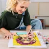 Ravensburger kūrybinis rinkinys CreArt ART Collection Canvas Edition – Moteris rožine spalva (PopArt)
