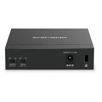 Mercusys 5 prievadų Gigabit stalinis komutatorius su 4 prievadais PoE+