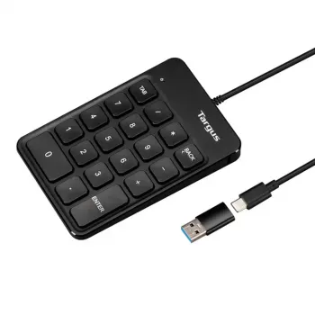 Targus AKP13GL skaitmeninis klaviatūros blokas Universal USB Juoda