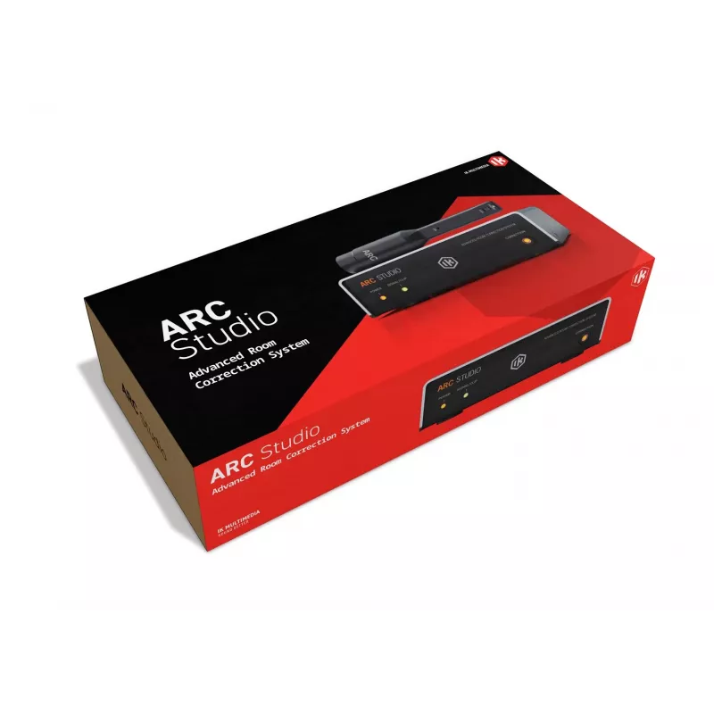 Monitorėliai IK Multimedia ARC Studio IP-ARC-STUDIO-IN, 50 W, 50 Ω, 24 bit / 96 kHz, juodi, 465 g