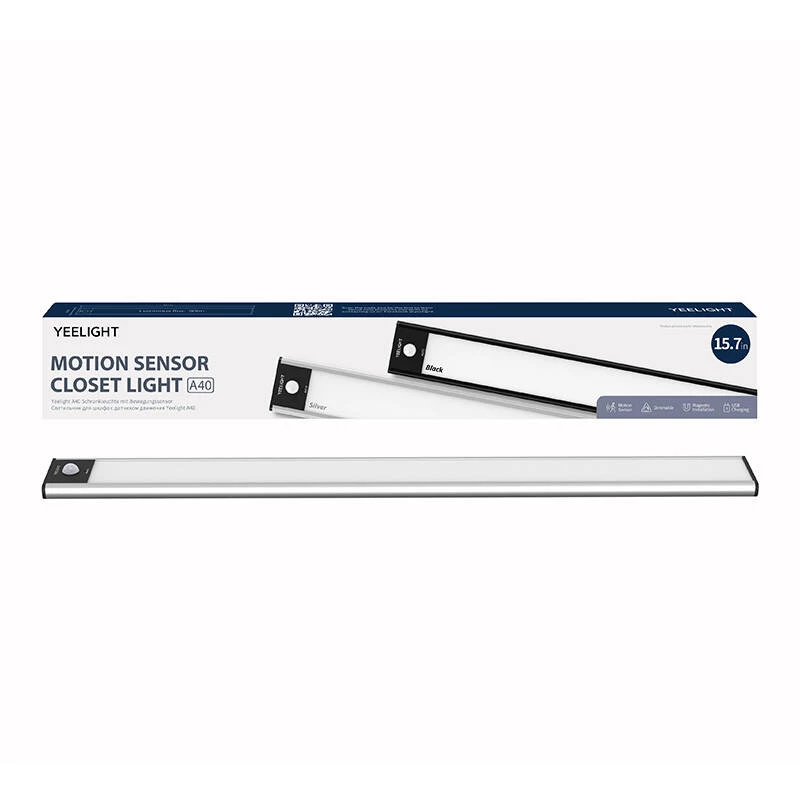 Yeelight Closet Light YLCG004 LED spintos šviestuvas su judesio davikliu 40 cm 2700K (sidabrinis)