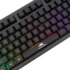 Laidinė klaviatūra Baracuda Krill Black KRILL-B, kompaktiškas išdėstymas, JUS išdėstymas