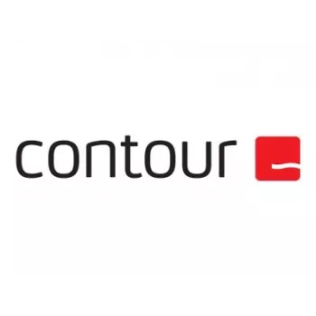 Ergonominė laidinė pelė „Contour X-Bar“ su centriniu dizainu – juoda