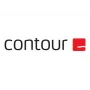 Ergonominė laidinė pelė „Contour X-Bar“ su centriniu dizainu – juoda