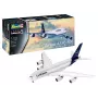 Surinktas modelis Revell Airbus A380-800 Lufthansa New Livery 1:144